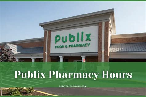 publix tullahoma pharmacy|publix close time.